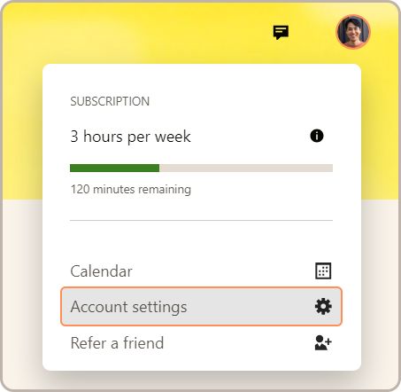configurações de conta orange.png