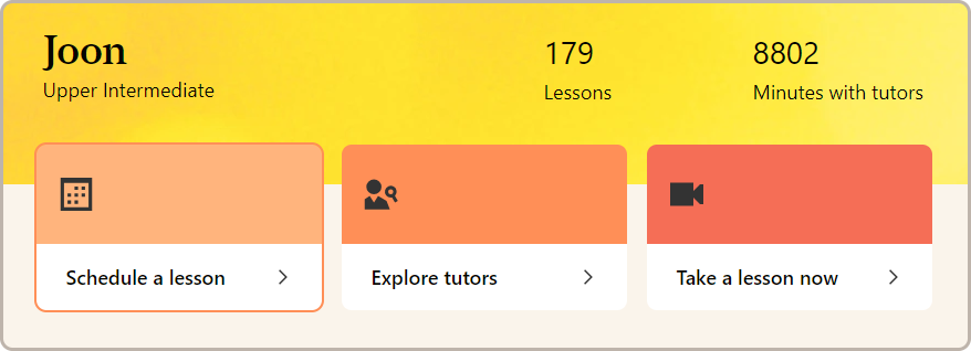 Pulsante Pianifica una lezione orange.png